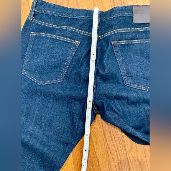 AG Adriano Goldschmied Jeans Mens 36 х 32 Blue Slim Straight Leg - Picture 13 of 17